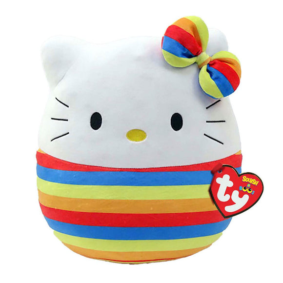 Ty Squish-a-boo 25 cm - Hello Kitty (Arcoíris)