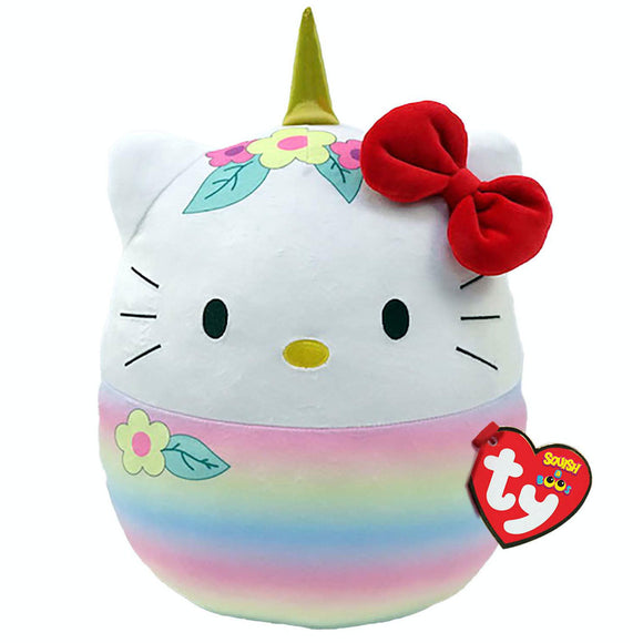 Ty Squish-a-boo 35 cm - Hello Kitty (Flores)