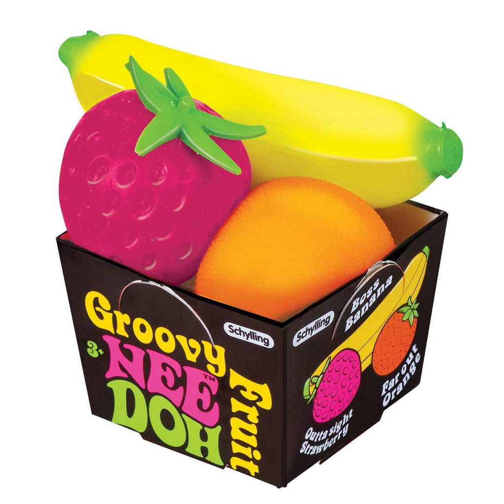 The Groovy Glob: Nee Doh Pelota Sensorial Frutas Surtido – Poly