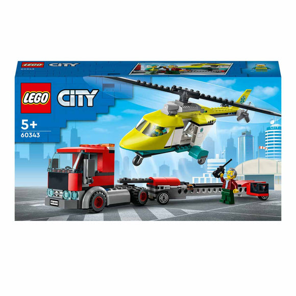 LEGO City Transporte del Helicóptero de Rescate - 60343