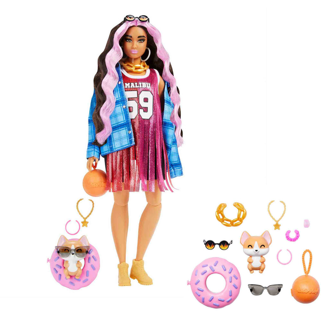 Barbie Extra Con Camiseta De Basket Y Juguete Para Perros – Poly Juguetes