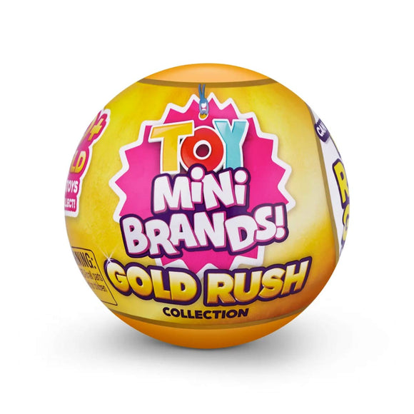 5 Surprise Toy Mini Brands Gold Rush