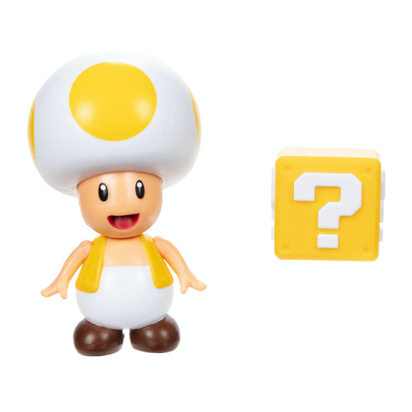 Super Mario Figura 10cm - Yellow Toad