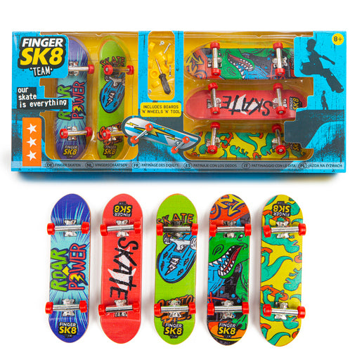 Finger Sk8 - Pack De 5 Mini Skateboards