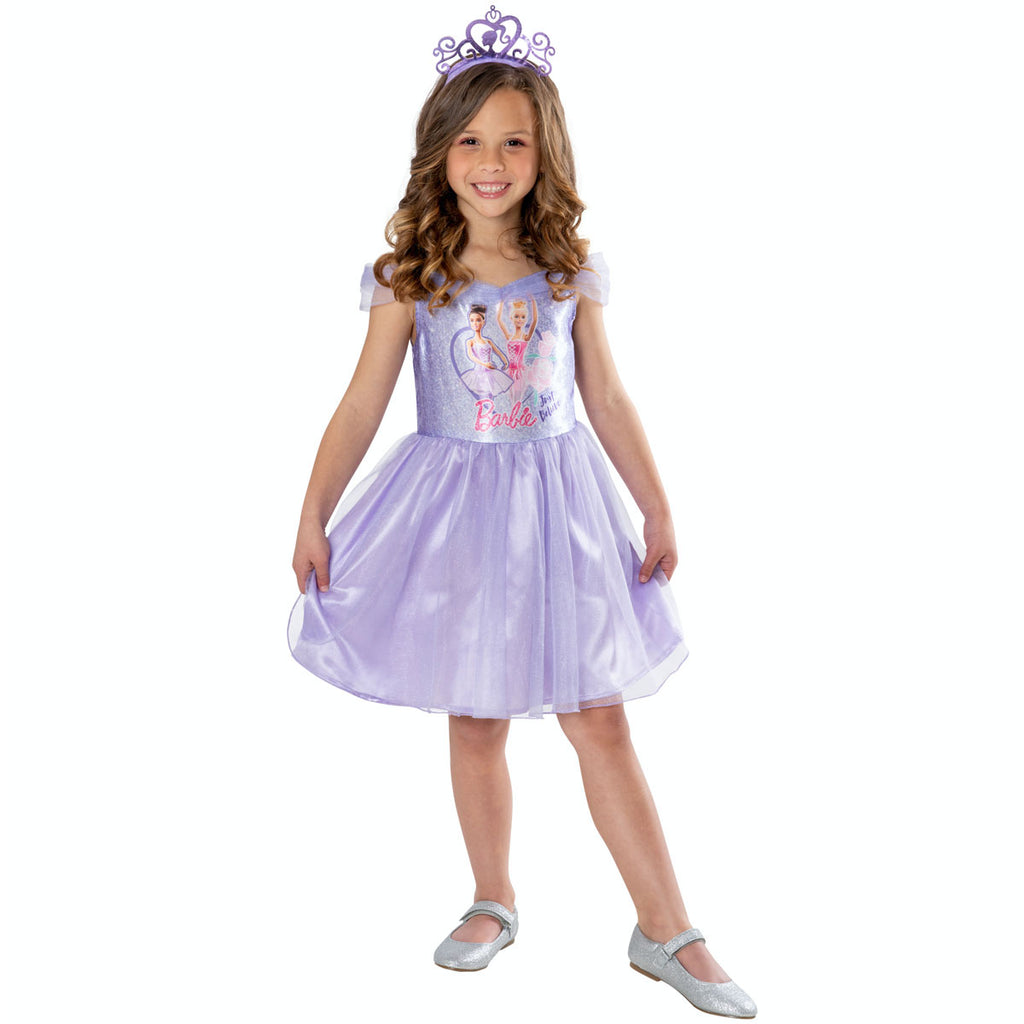 Barbie Princess Disfraz Con Tiara – Poly Juguetes