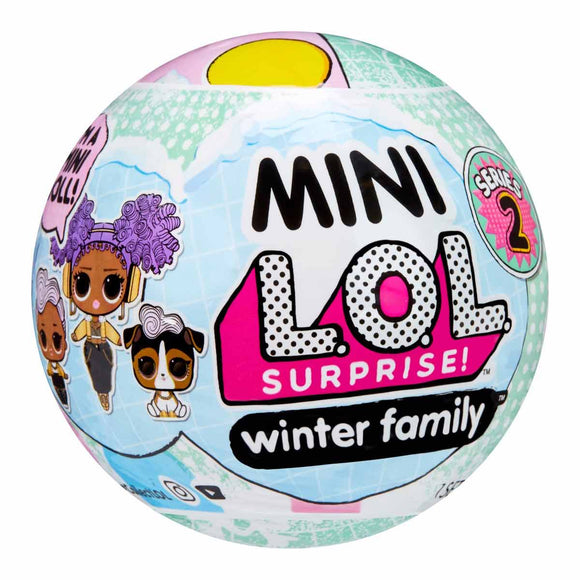 L.O.L. Surprise! Mini Familias de Invierno Muñecas con  8 Sorpresas