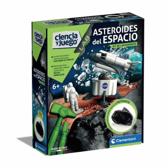 Clementoni Asteroides del Espacio - Kit de Lanzamiento