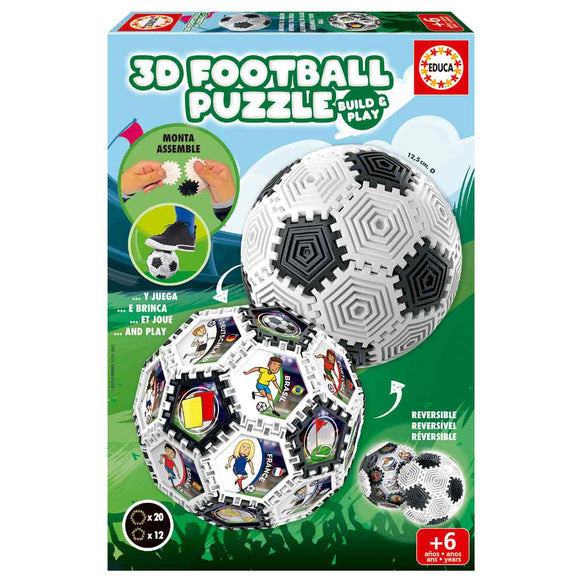 Educa 3D Football Puzzle Build & Play
