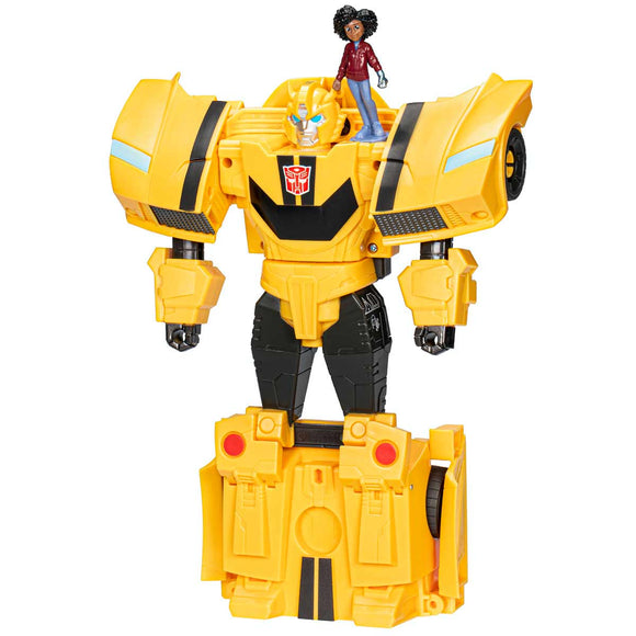 Transformers EarthSpark Cambiador De Giro Bumblebee Y Mo Malto
