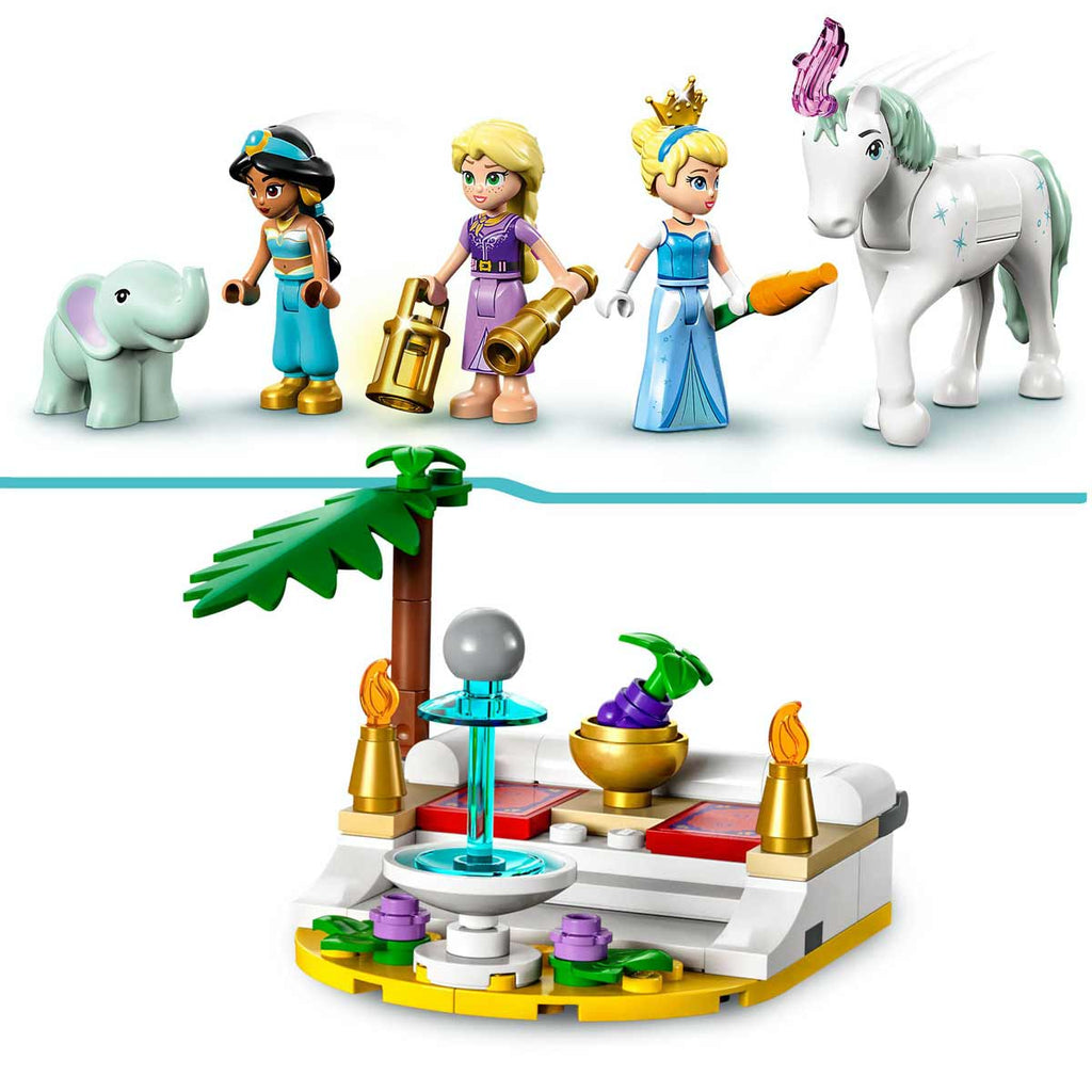 LEGO 43216 Viaje Encantado de las Princesas Cenicienta Jasmín y