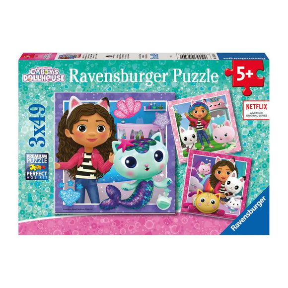 Ravensburger Gabby's Dollhouse Caja 3 Puzzles