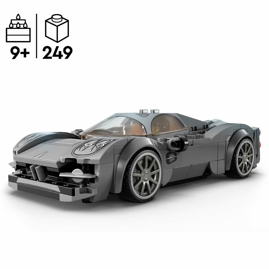 LEGO Speed Champions Pagani Utopia 76915 Kit de construcción de modelos de  juguete de coche de carreras, hipercoche italiano, vehículo de carreras
