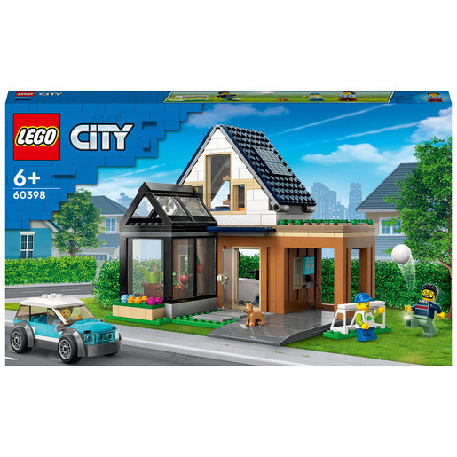 Lego City Casa Familiar Y Coche Eléctrico - 60398
